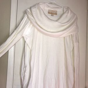 Off white long sweater.